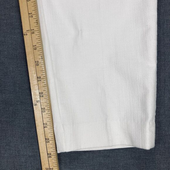 NWT Ann Taylor Loft Marisa Cropped Capri Pants 4 White Stretch Business Casual - Picture 12 of 14